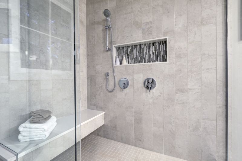 Compact Shower with Corner Entry